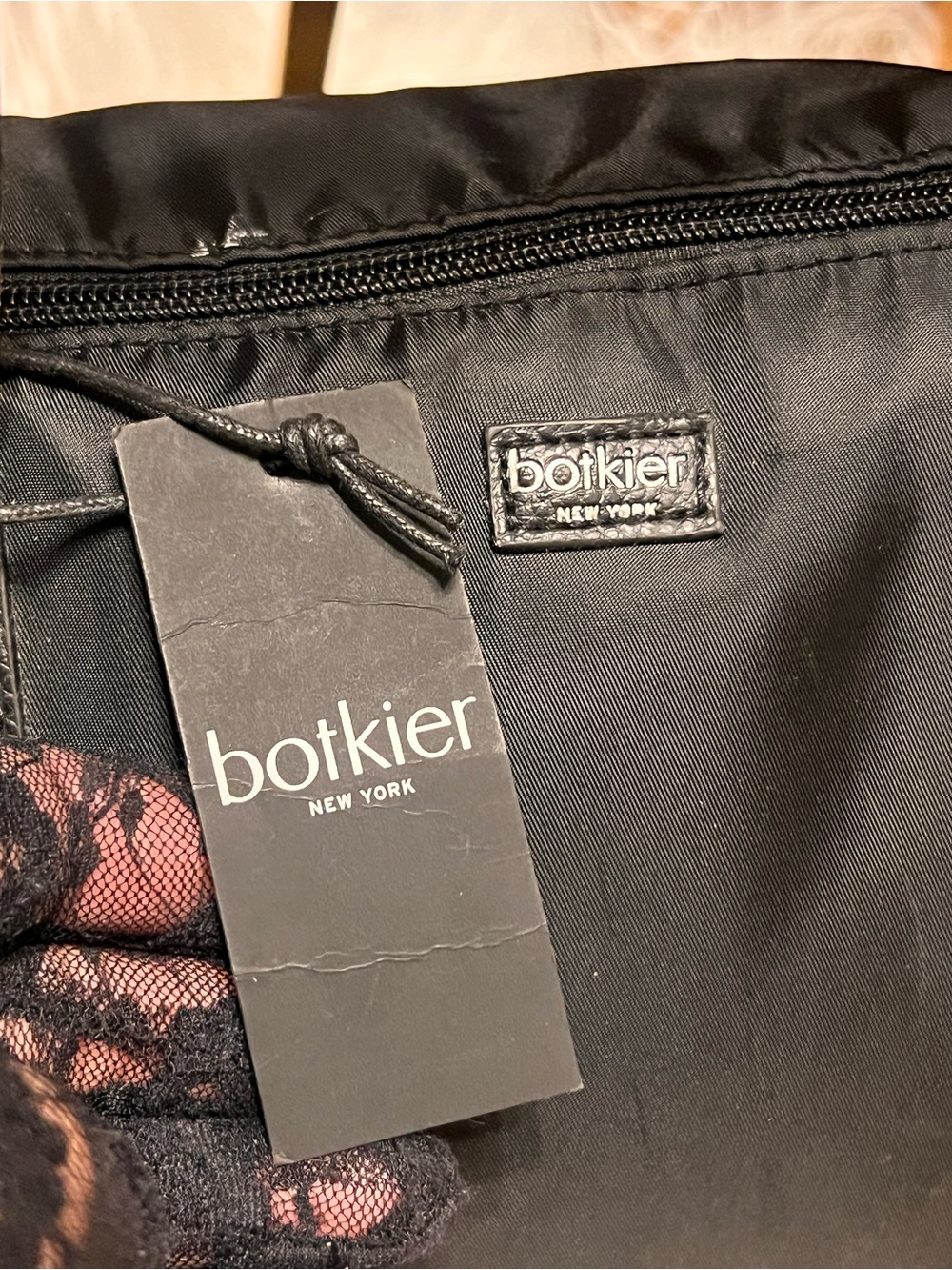 Botkier Black Nylon with Leather Straps tote bag - Picture 7 of 10